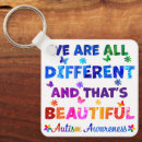 Search for make a difference key rings Autism acceptance