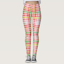 Search for red and green plaid leggings Pattern