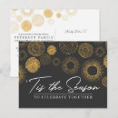 Search for golden christmas invitations Black and gold