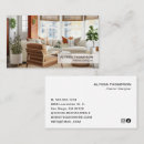 Search for home staging business cards Minimalist