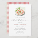 Search for pizza rehearsal dinner invitations Watercolor