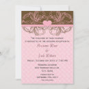 Search for pink and brown wedding invitations Cute