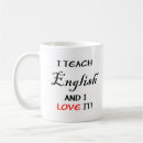 Search for love english mugs Teacher