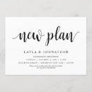 Search for change of plans wedding invitations Postponement