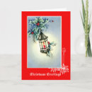 Search for vintage lantern christmas cards Snow