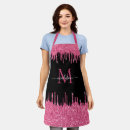 Search for pink monogram aprons Monogrammed