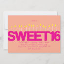Search for sixteen candles invitations Pink
