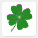Search for four leaf clover stickers St patricks day