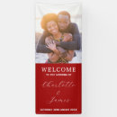 Search for just married banners Bride and groom