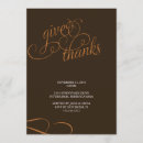 Search for give thanks thanksgiving invitations Orange