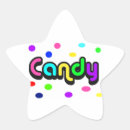 Search for candy star stickers Colourful