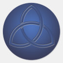 Search for blue celtic knot stickers White