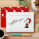 Search for cash envelopes Snoopy santa claus