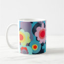Search for mod flowers mugs Retro