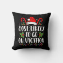 Search for christmas vacation cushions Xmas