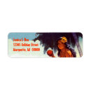 Search for vacation return address labels Tropical