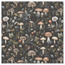 Search for mushroom fabric Watercolor