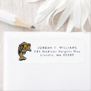 Search for panther return address labels Roary the panther