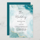 Search for blue watercolor splash invitations Gold glitter
