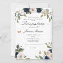 Search for elegant royal blue quinceanera invitations Butterflies