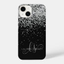 Search for black silver cases Monogrammed