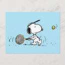 Search for tennis postcards Charles schulz