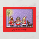 Search for caroling postcards Cute