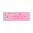 Search for golfer labels Pink