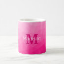 Search for hot pink monogram mugs Cool