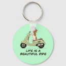 Search for life is beautiful key rings Bike