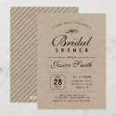 Search for kraft bridal shower invitations Modern