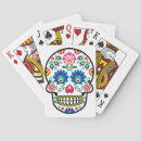 Search for mexican sugar skull playing cards Floral