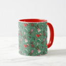 Search for red reindeer mugs Mistletoe