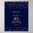 Search for 85th birthday posters Gold