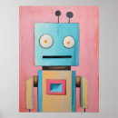 Search for robots art Retro robot