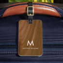 Search for wood luggage tags Natural