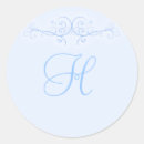 Search for scroll wedding stickers Blue
