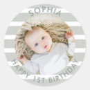 Search for boho stickers First birthday