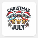 Search for summer festival stickers Christmas in july