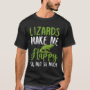 Search for happy lizard tshirts Lizards