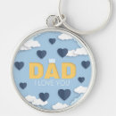 Search for i love you dad key rings Heart