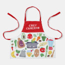 Search for funny vegetable aprons Chef