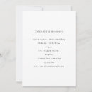Search for space wedding invitations Minimalist