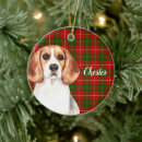 Search for beagle christmas tree decorations Green
