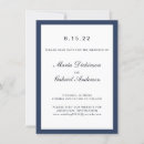 Search for deep blue invitations Luxury