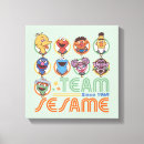 Search for 1969 canvas prints Sesame street
