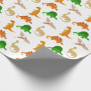 Search for trex wrapping paper Kids