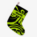Search for dark green christmas stockings Retro