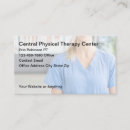 Search for physical therapy business cards Therapist