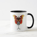 Search for red butterflies mugs Yellow
